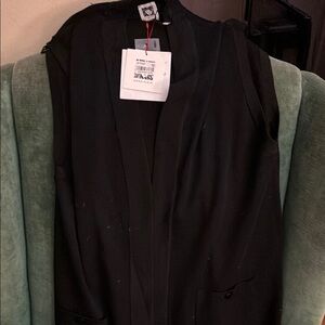 Ann Klein Chic Black Vest